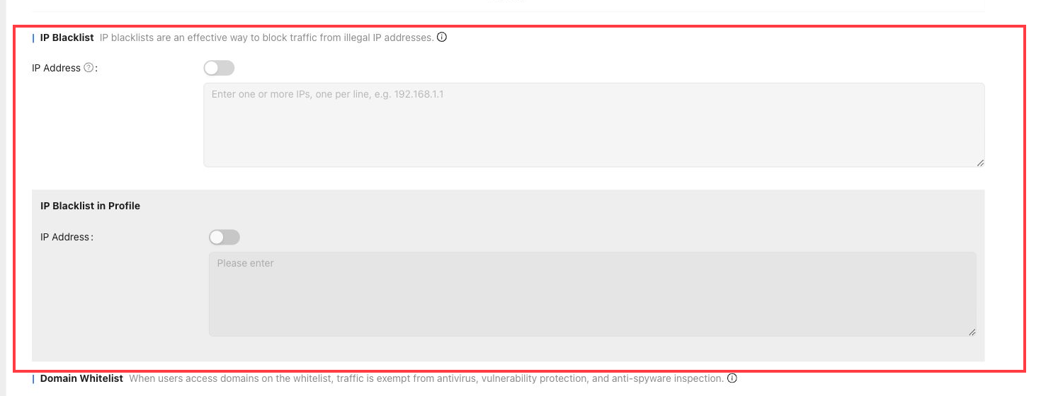IP blacklist