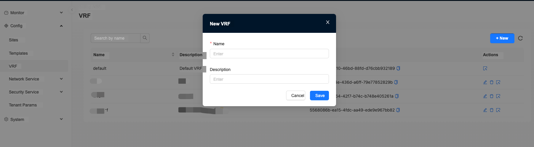 New VRF