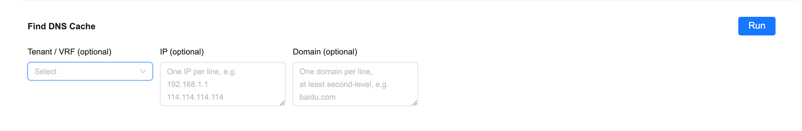 DNS Cache Lookup