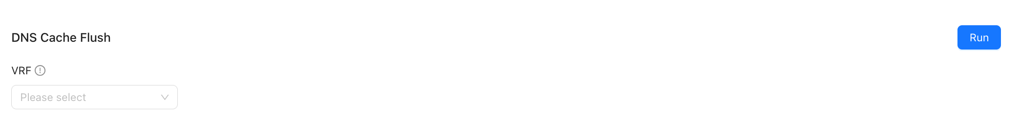 Clear DNS cache
