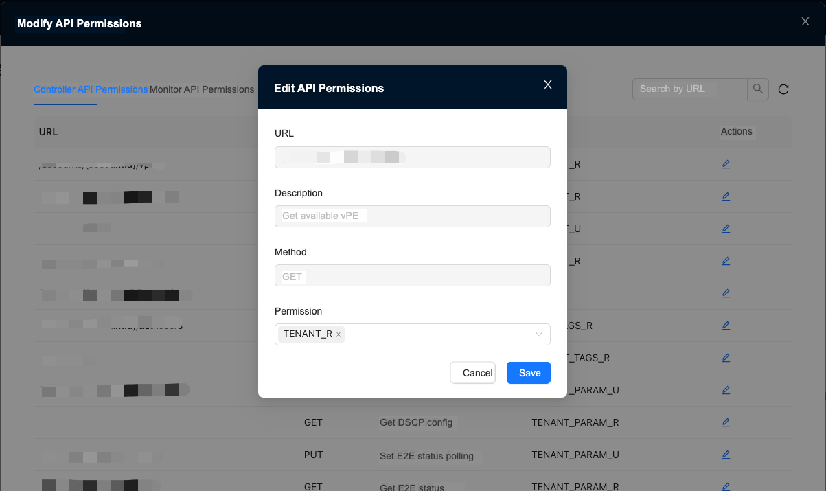 Edit API Permissions